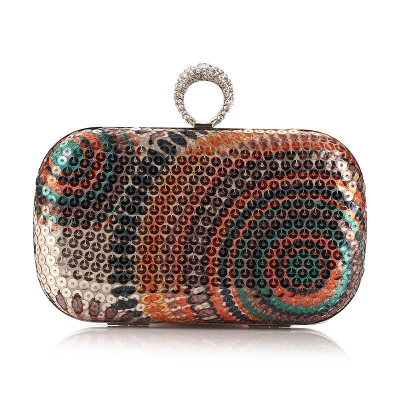Wedding Women Clutch Purses Sequins Evening Party Shoulder Bag