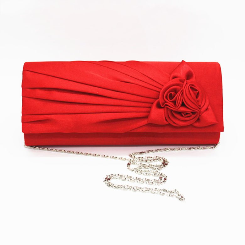 Women Flower Long Evening Bag for Weddings