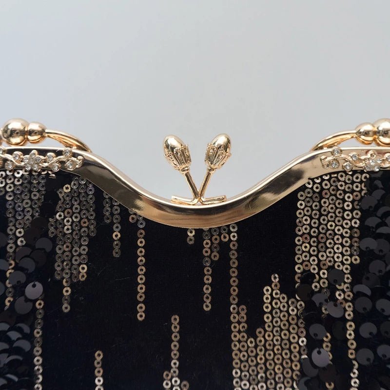Women Sequin Evening Clutch Purse