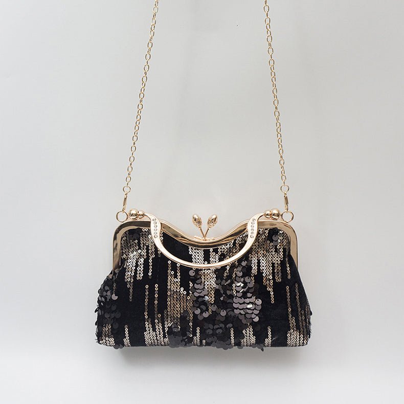 Women Sequin Evening Clutch Purse