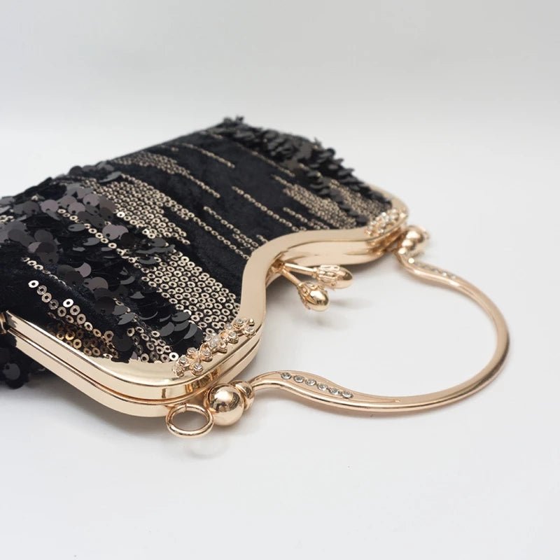 Women Sequin Evening Clutch Purse