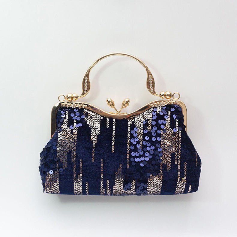 Women Sequin Evening Clutch Purse