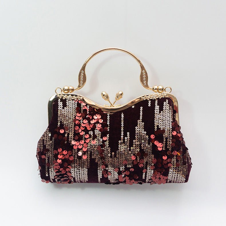 Women Sequin Evening Clutch Purse