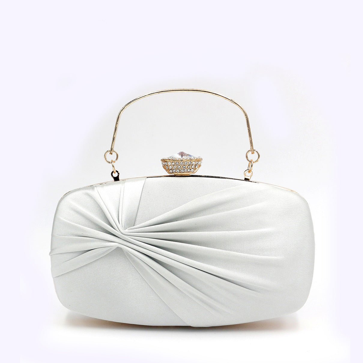 Women Silk Wrinkled Evening Bags