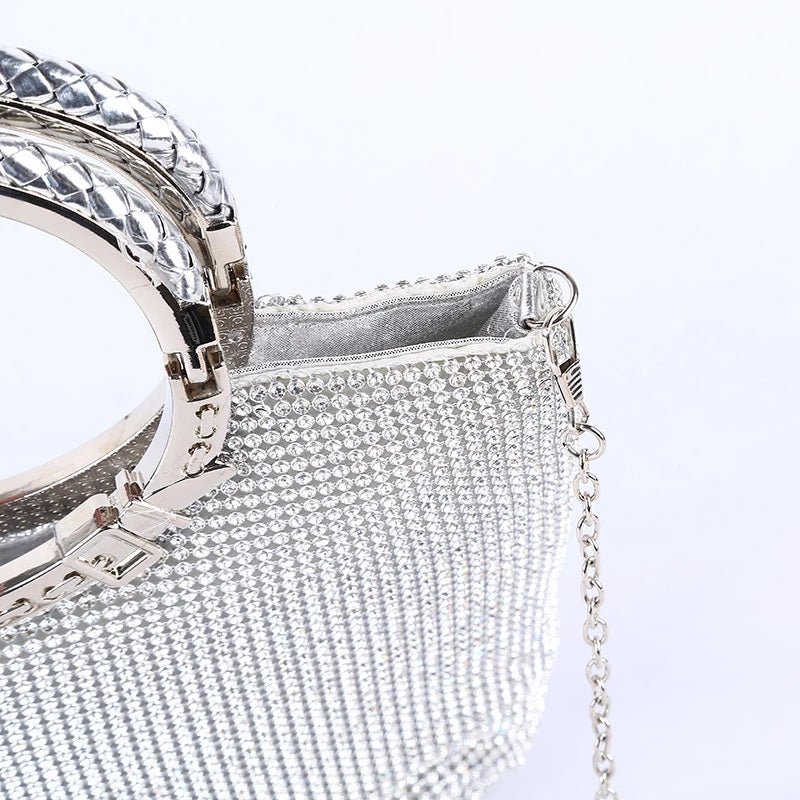 Women's Handbag Rhinestone Evening Bags Wedding Clutch Purse