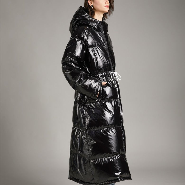 Womens Long Puffer Coat Down Jacket