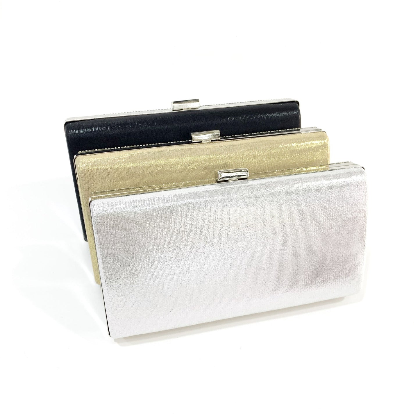 X-Striped Rhinestone Hand-held Evening Clutch Bag