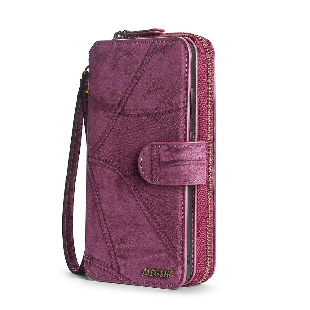 iPhone 11 Case Wallet PU Leather Multifunction Handbag Phone Case