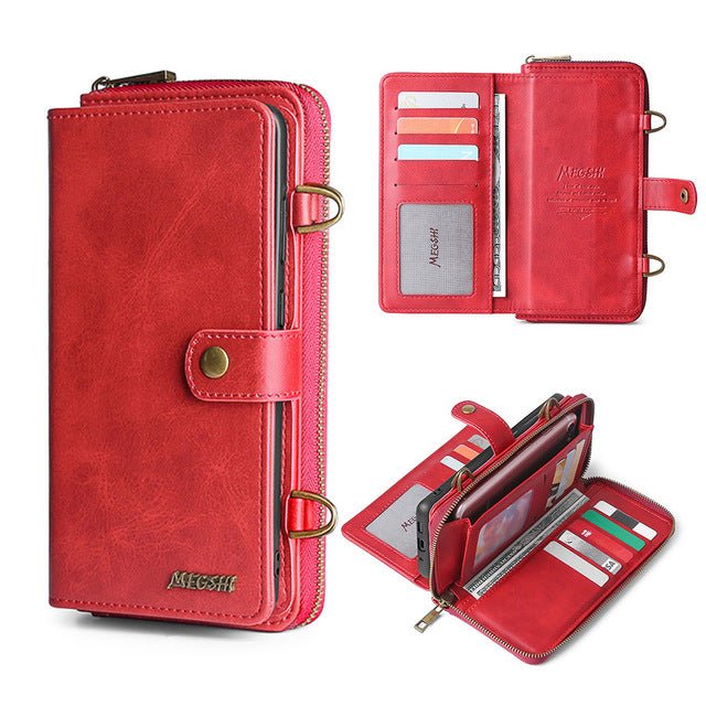 iPhone Wallet Leather Phone Case Card Holder