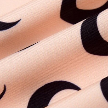Machella Crescent Moon Prints Tissue Tops