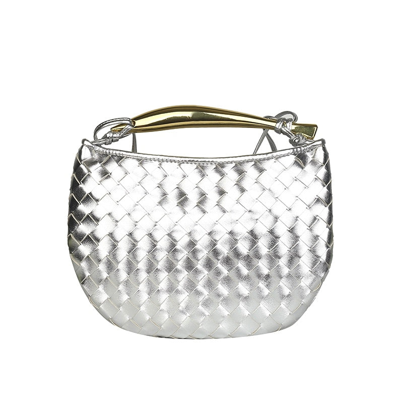 Mairi Woven Golden Bar Mini Tote