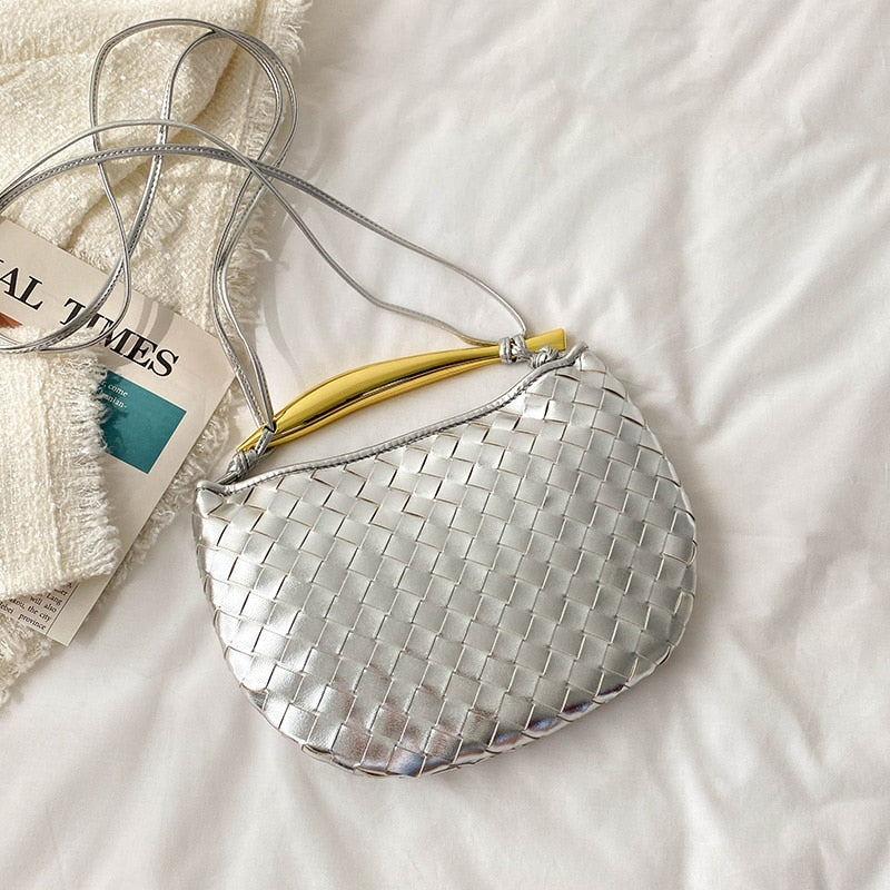 Mairi Woven Golden Bar Mini Tote