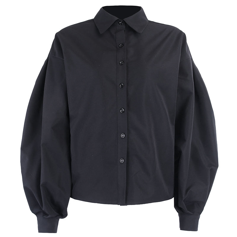 Marthe Puff Sleeve Shirt Blouse - 2 Colors