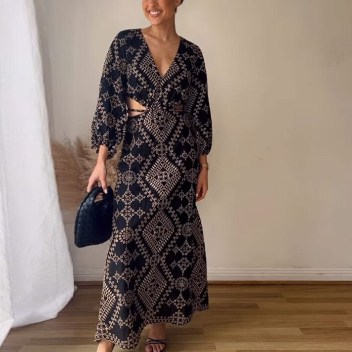 Maya Marrakesh Open Back Maxi Dress
