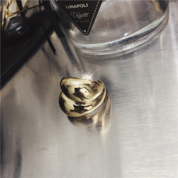 Minimalist Bubble Band Rings - Gold or Silver