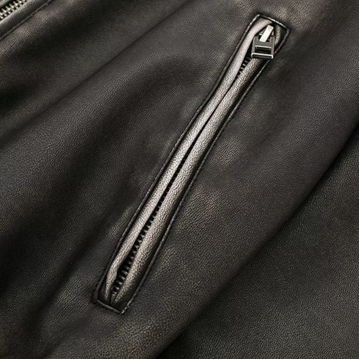 Miriam Vintage Leather Bomber Jacket