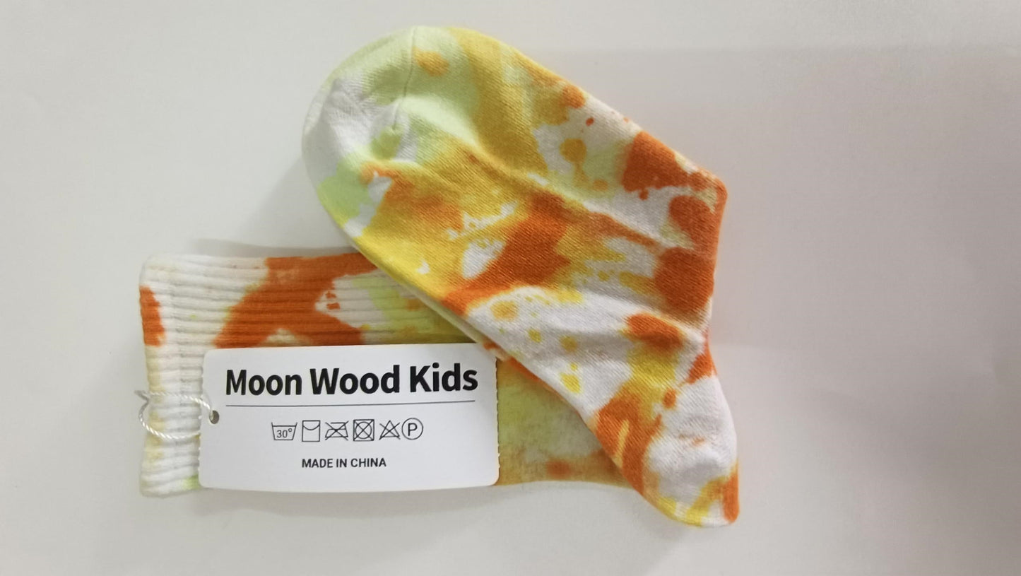 Moon Wood Kids Socks Women Winter Warm Thick Soft Knitted Lightweight Blend Sock