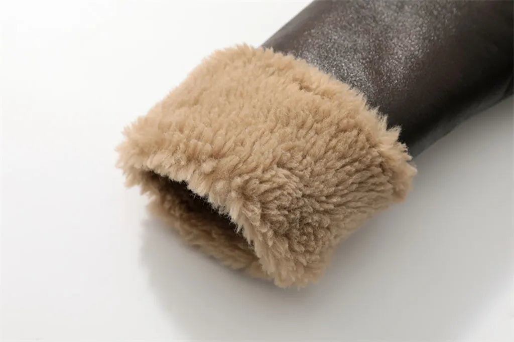 Nema Shearling Mustang Bomber Jacket