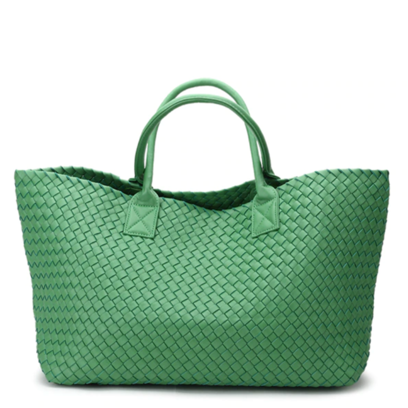 Nizza Faux Leather Woven Bags - 24 Colors