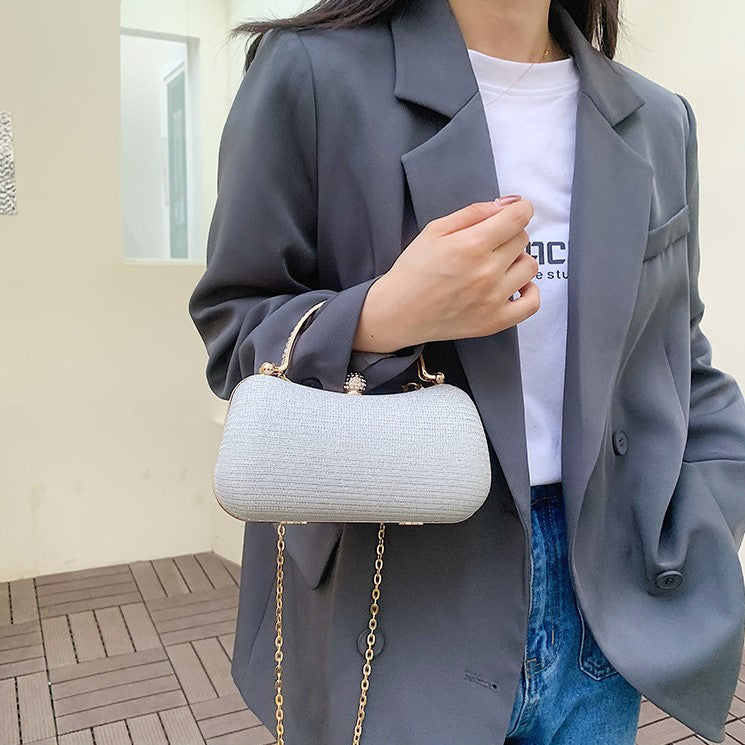 Neri Rhinestones Retro Handbag