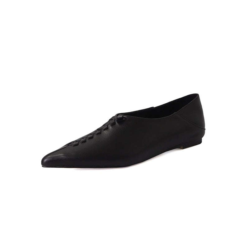 Paulien Pointed Toes Moccasin Flat Slippers