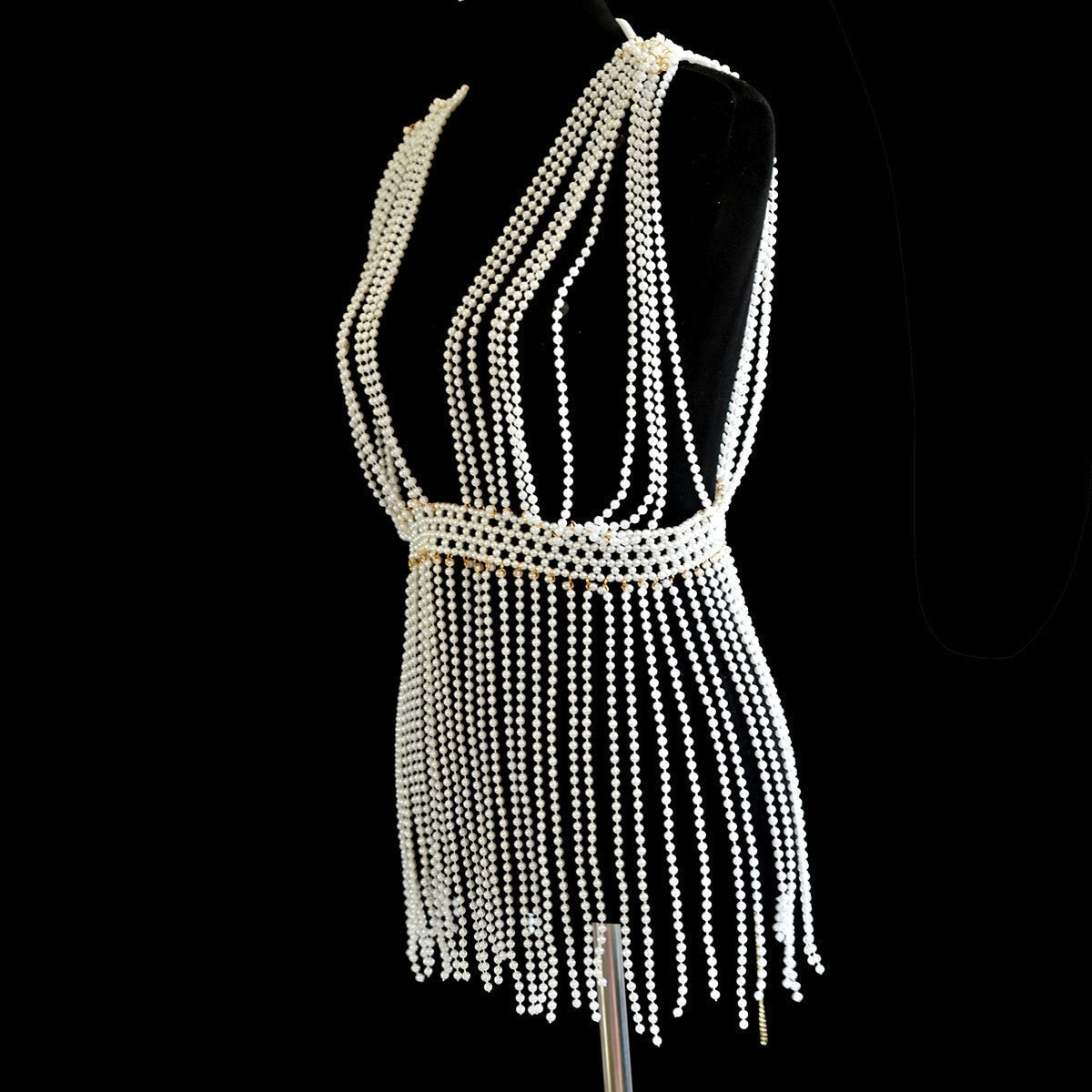 Pearl Beads Body Jewelry Dresses - 2 Styles