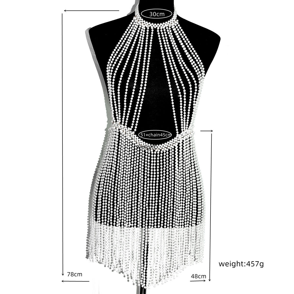 Pearl Beads Body Jewelry Dresses - 2 Styles