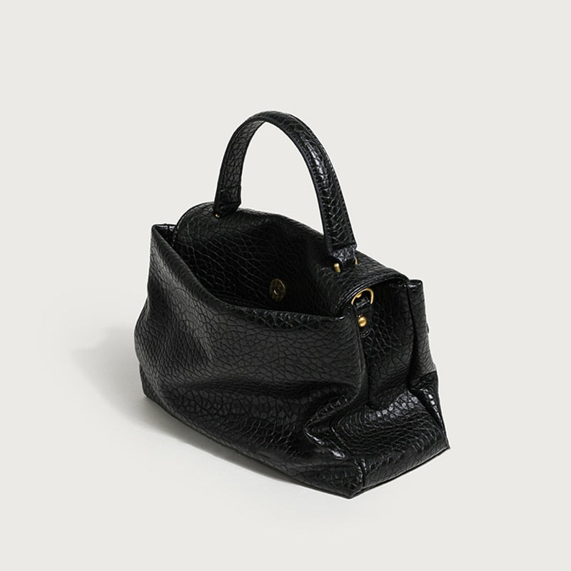 Peria Pebble Stone Leather Bag