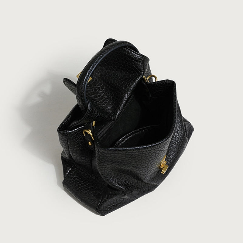 Peria Pebble Stone Leather Bag