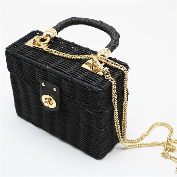 Petunia Rattan Box Bags - 3 Colors
