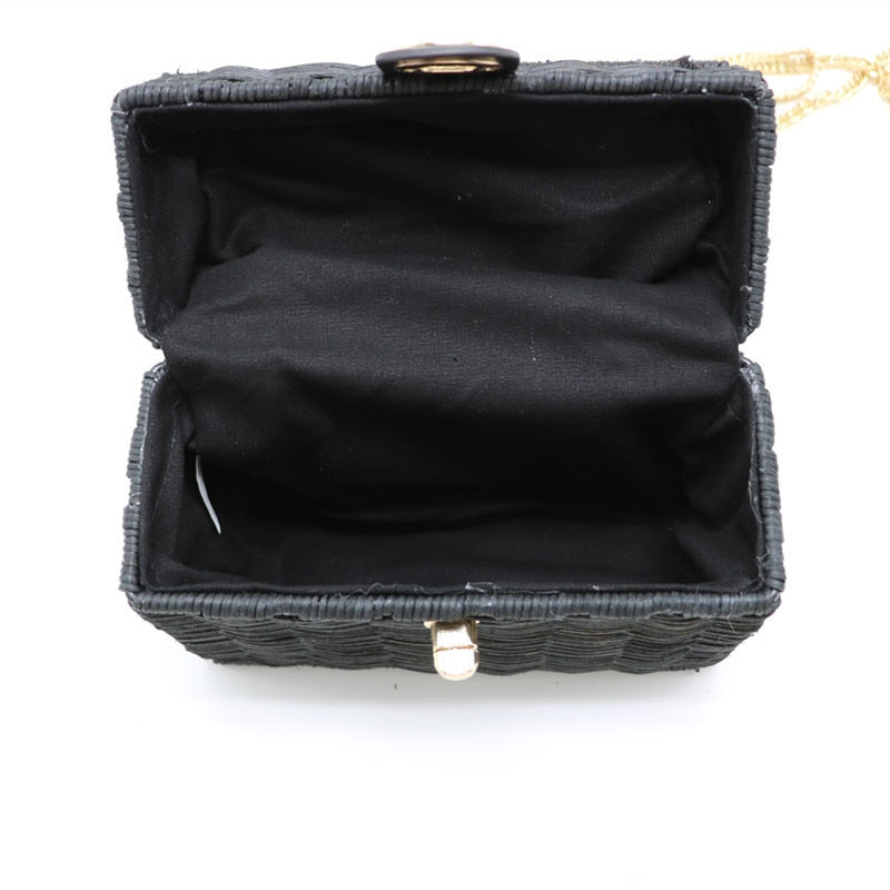 Petunia Rattan Box Bags - 3 Colors