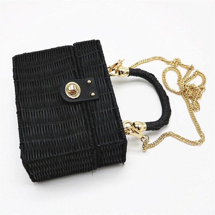 Petunia Rattan Box Bags - 3 Colors