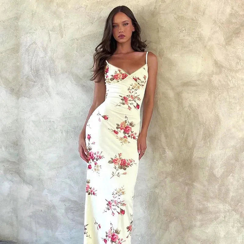Rossa Printed Maxi Bodycon Slip Dresses - 4 Patterns
