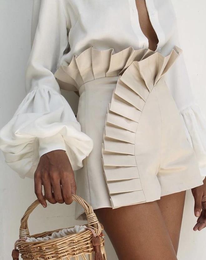 Rylee Ruffle Edges Shorts - 5 Colors