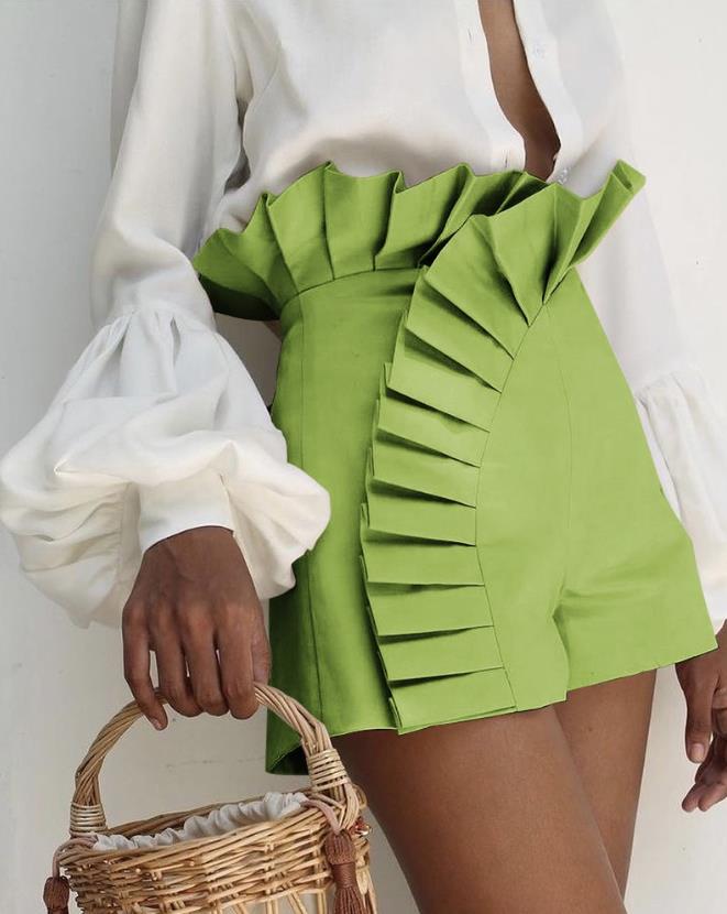 Rylee Ruffle Edges Shorts - 5 Colors