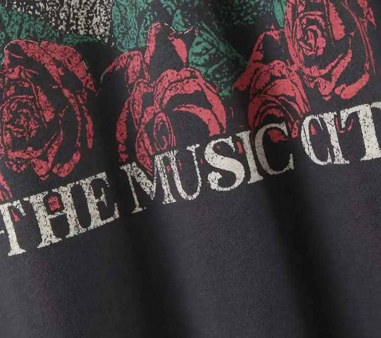 Nashville Letter Graphic T-Shirts