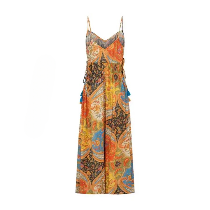 Bonnie Bohemian Print Flowy Jumpsuits