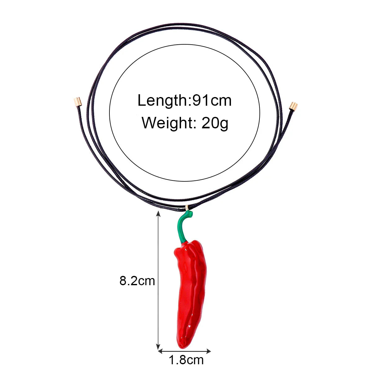 Red Hot Pepper Choker Necklace