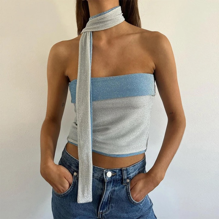 Allira Reversible Glitter Tube Top