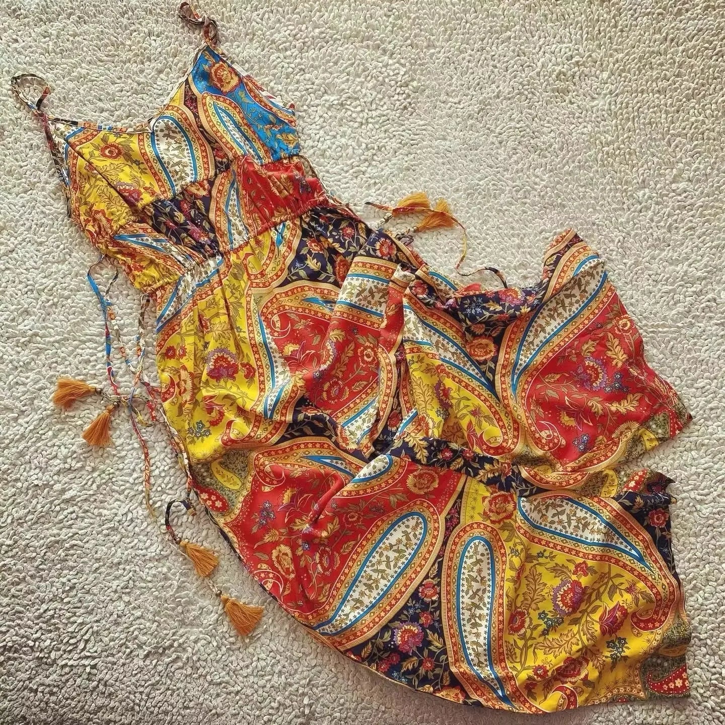 Bonnie Bohemian Print Flowy Jumpsuits