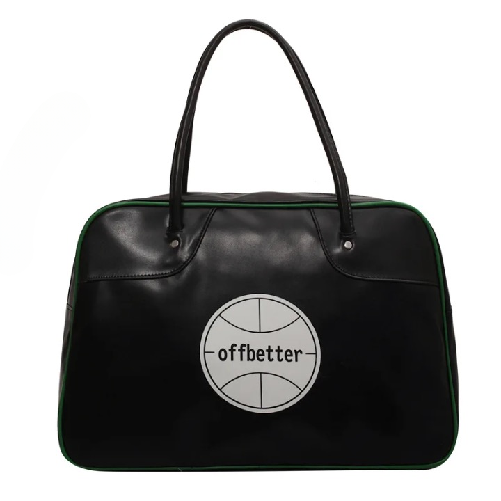 Maya Retro Style Printed Bowling Duffle Bag
