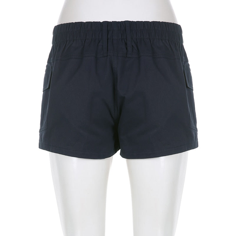 Low Waisted Shorts Harajuku Retro Basic Casual Sporty Bottom Biker