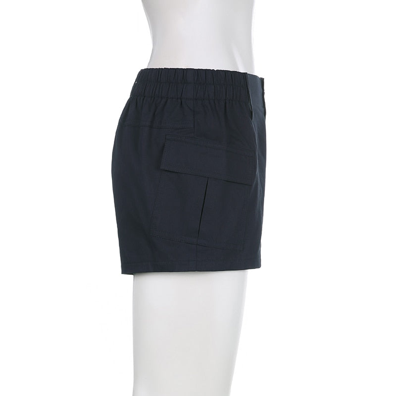 Low Waisted Shorts Harajuku Retro Basic Casual Sporty Bottom Biker