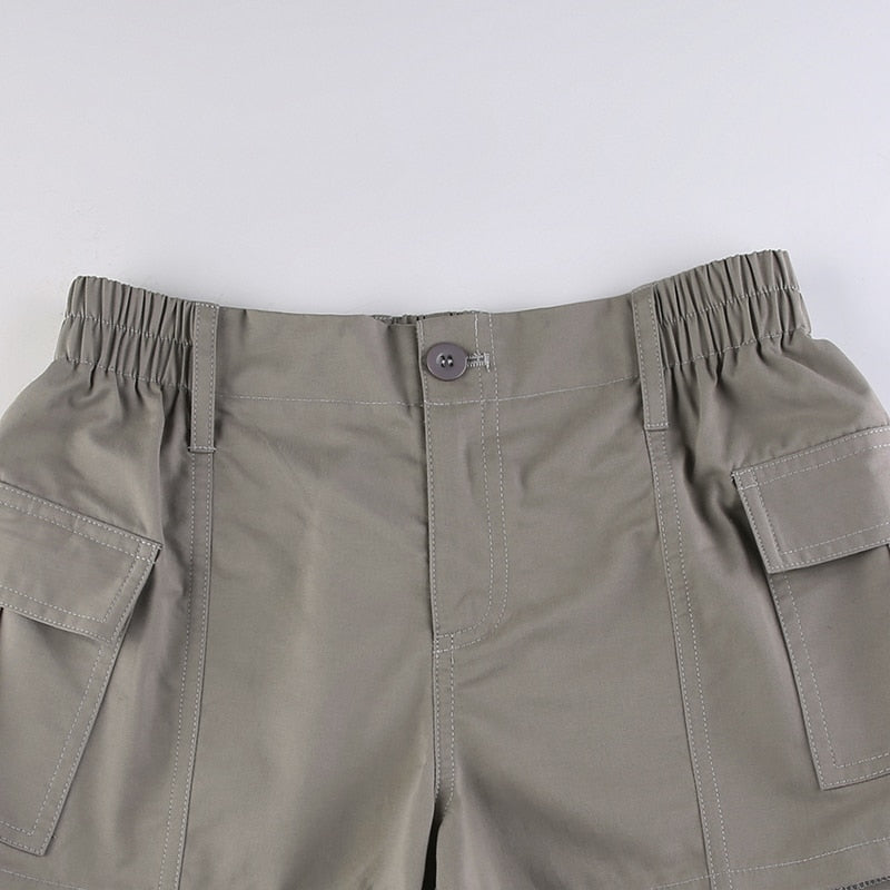 Low Waisted Shorts Harajuku Retro Basic Casual Sporty Bottom Biker