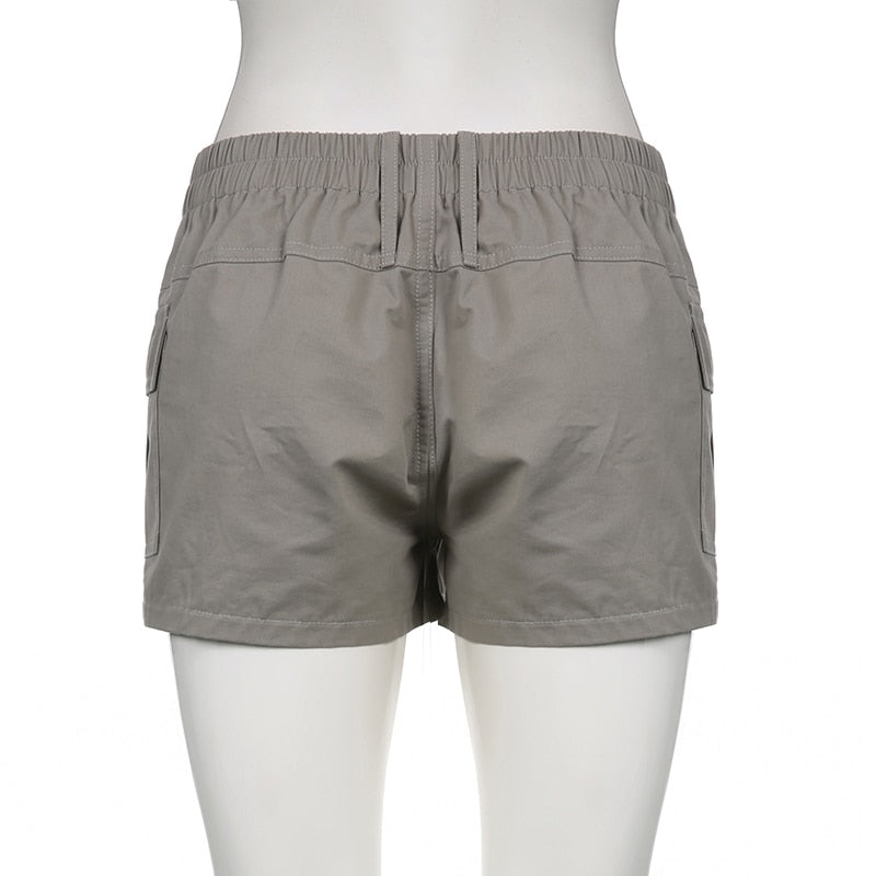 Low Waisted Shorts Harajuku Retro Basic Casual Sporty Bottom Biker