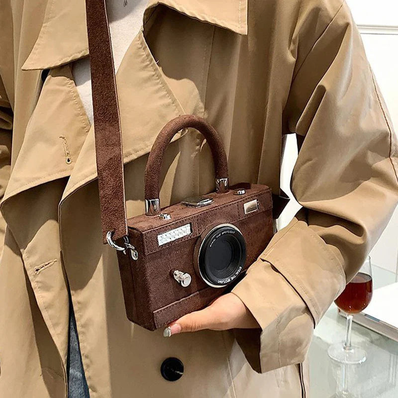 Amika Retro Camera Shape Mini Bags