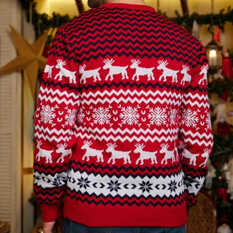 Couple Matching Sweaters Christmas Family Couples Jumpers Warm Thick Casual