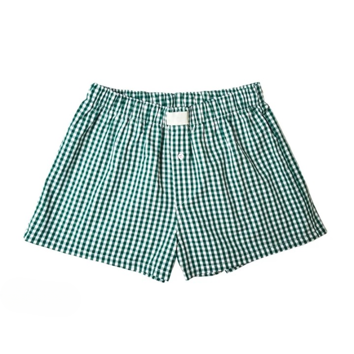 Zoey Checked Casual Boxer Shorts