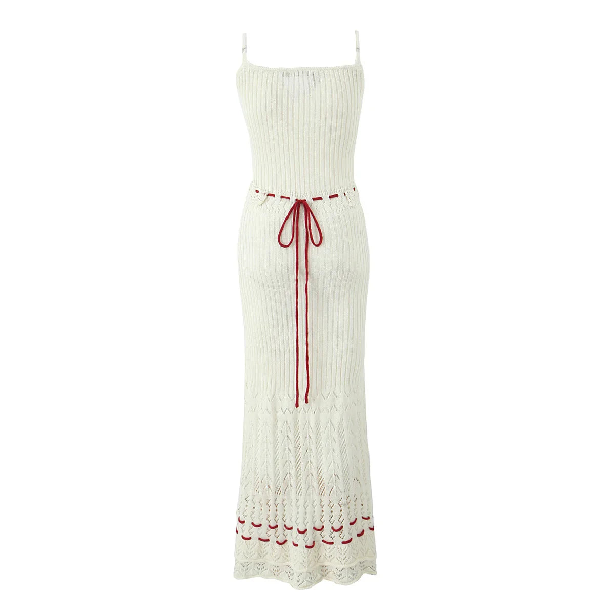 Kailin Cherry Applique Knit Dress