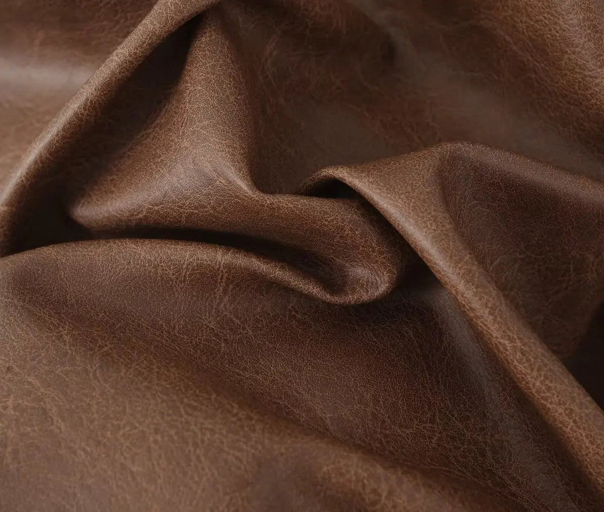 Loue Vintage Brown Faux Leather Jacket